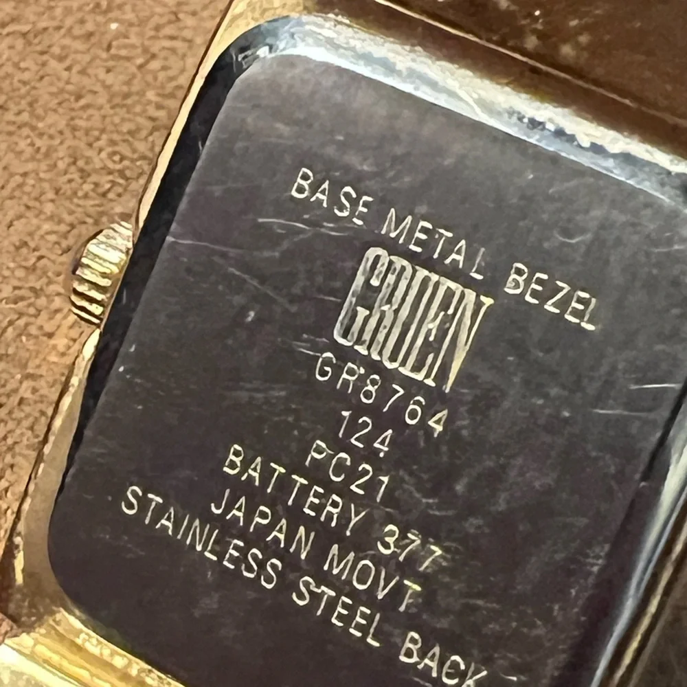 Gruen gold tone
